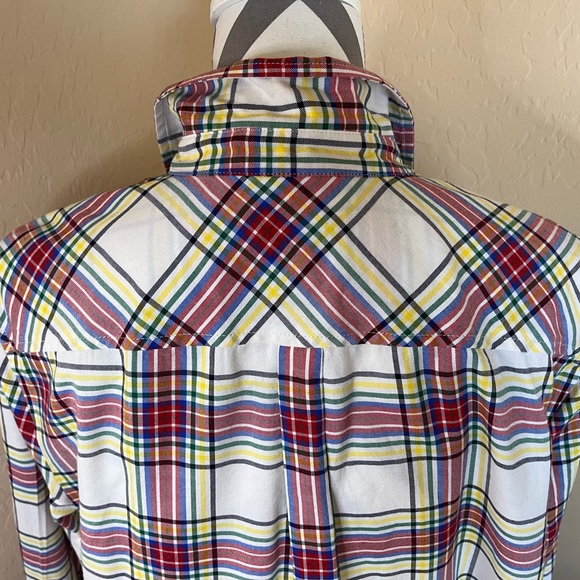 Talbots Plaid Button Down Shirt - Picture 6 of 7